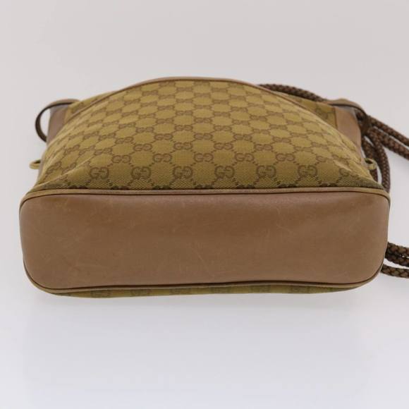 GUCCI GG Canvas Shoulder Bag Brown 109097 Auth 49074 - Picture 5 of 16